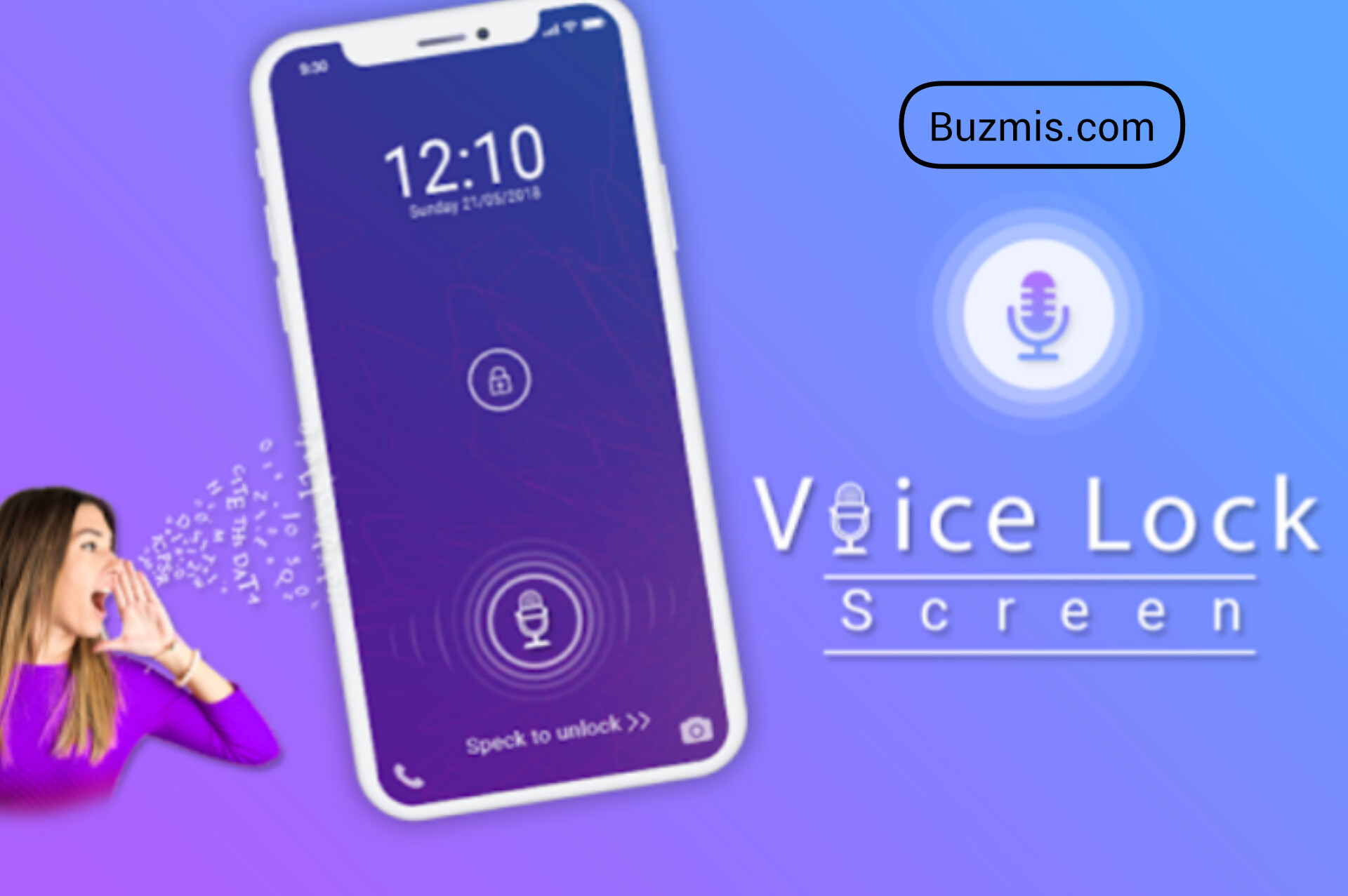 Voice Screen Lock App