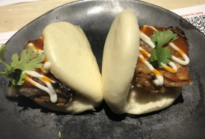Korean BBQ Beef Buns While Experience at Wagamama Restaurant