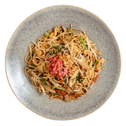 wagamama Yaki Soba Chicken + Prawn