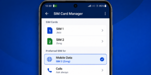 Android dual SIM settings selecting correct SIM for mobile data Pakistan
