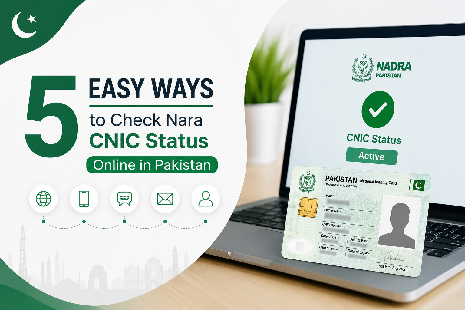 5 easy ways to check NADRA CNIC status online in Pakistan