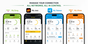 My Zong My Jazz My Telenor My Ufone apps to check remaining MBs in Pakistan