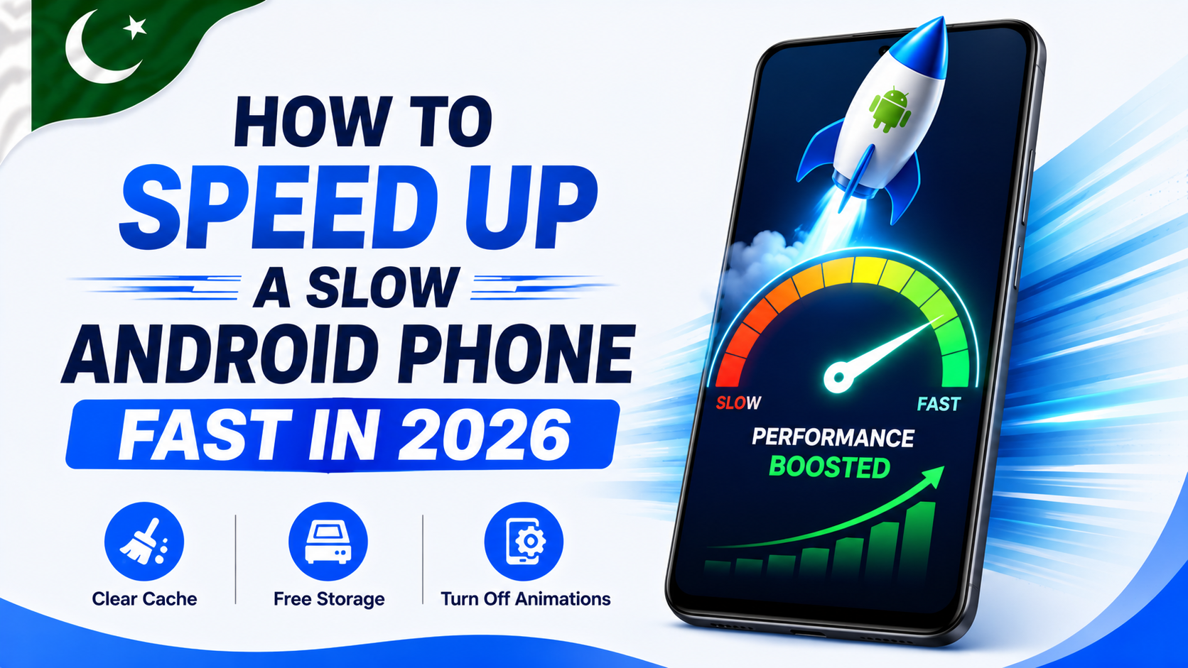 speed up slow Android phone fast 2026 Pakistan guide