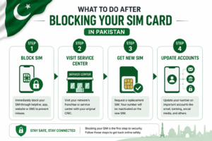 what to do after blocking SIM card in Pakistan step by step guide