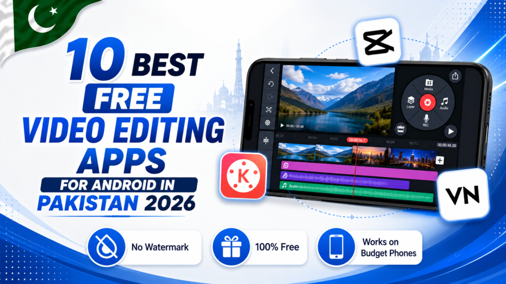 best free video editing apps for Android Pakistan 2026 guide